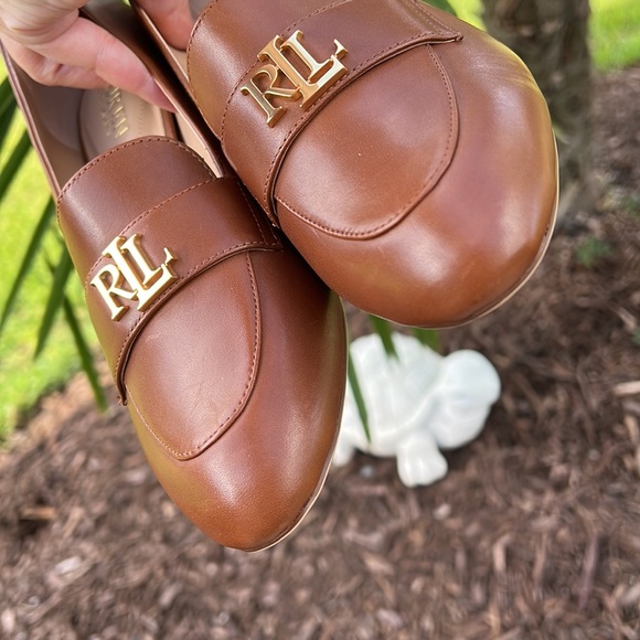Ralph Lauren Brendi Burnished Leather 